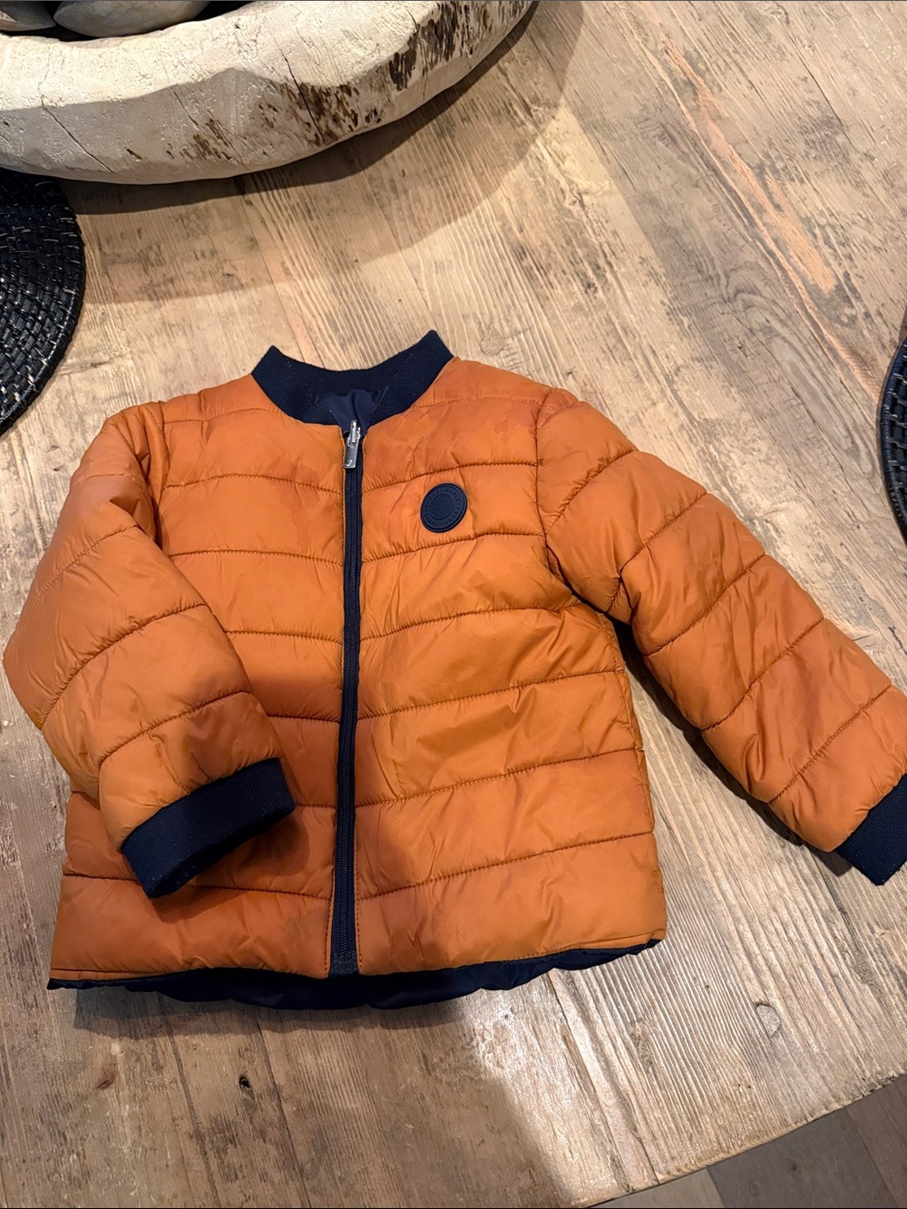 Jacadi 36 mo/3T  Quilted reversable  Puffer Jacket from Paris